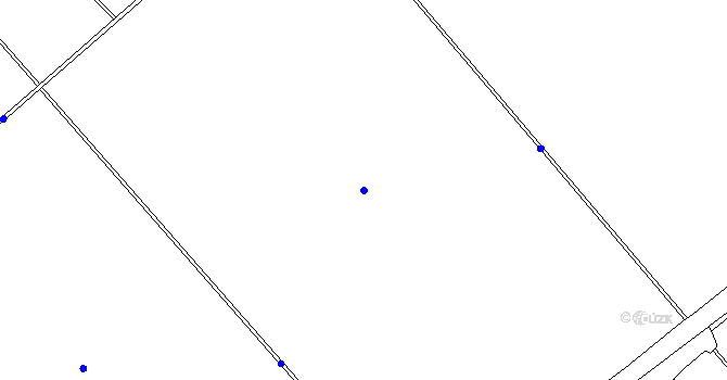 Parcela st. 180/3 v KÚ Nouzov u Dymokur, Katastrální mapa