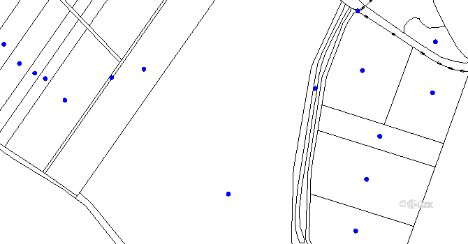 Parcela st. 111/1 v KÚ Nouzov u Dymokur, Katastrální mapa