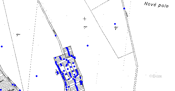 Parcela st. 3401/1 v KÚ Nová Lhota u Veselí nad Moravou, Katastrální mapa
