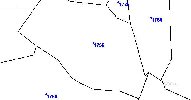Parcela st. 269/4 v KÚ Nová Ves u Postupic, Katastrální mapa