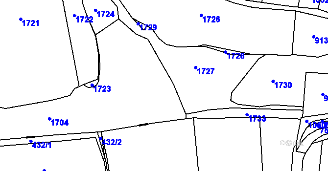 Parcela st. 973/20 v KÚ Nová Ves u Nelahozevsi, Katastrální mapa