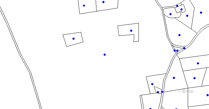 Parcela st. 34/2 v KÚ Jaronín, Katastrální mapa