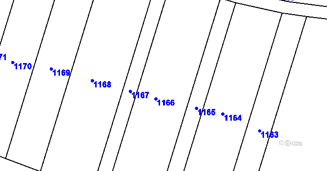 Parcela st. 693/31 v KÚ Nové Bránice, Katastrální mapa