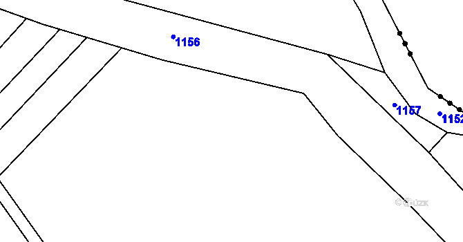 Parcela st. 694/86 v KÚ Nové Bránice, Katastrální mapa