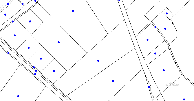 Parcela st. 463 v KÚ Nové Dvory u Doksan, Katastrální mapa