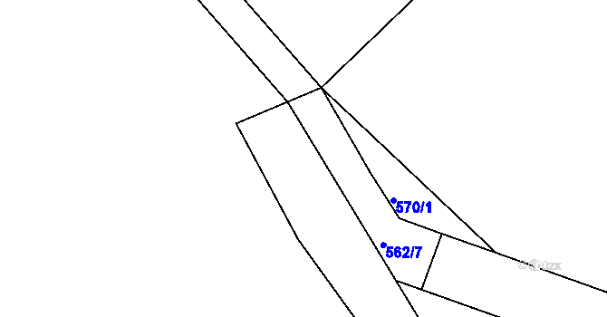 Parcela st. 846/35 v KÚ Nové Dvory u Doksan, Katastrální mapa