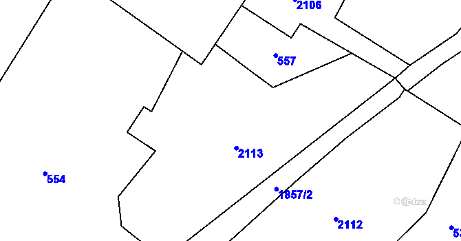 Parcela st. 48/3 v KÚ Nové Heřminovy, Katastrální mapa