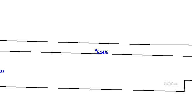 Parcela st. 544/5 v KÚ Hajniště pod Smrkem, Katastrální mapa