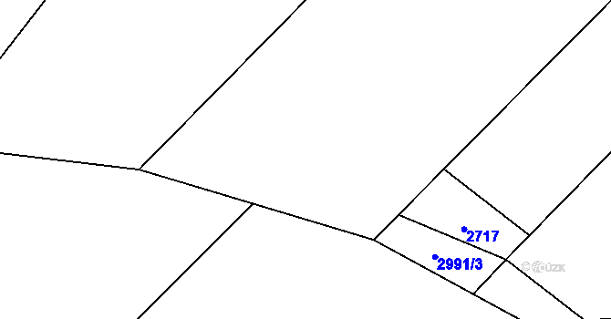 Parcela st. 2726 v KÚ Novosedly nad Nežárkou, Katastrální mapa