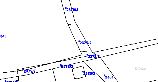Parcela st. 2379/2 v KÚ Nový Bohumín, Katastrální mapa
