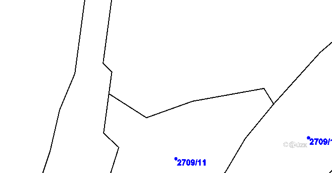 Parcela st. 2706/20 v KÚ Nový Bohumín, Katastrální mapa