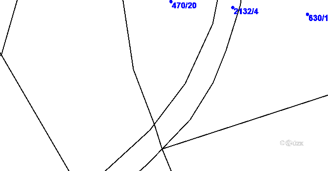 Parcela st. 470/19 v KÚ Otov u Nového Kramolína, Katastrální mapa