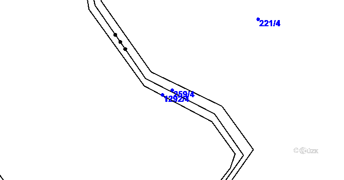 Parcela st. 259/4 v KÚ Šindlov, Katastrální mapa