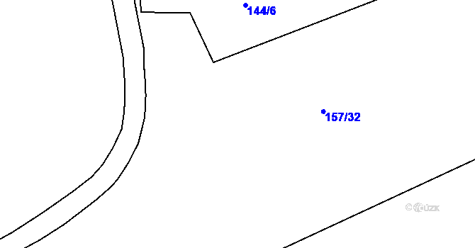 Parcela st. 262/25 v KÚ Nučice u Rudné, Katastrální mapa
