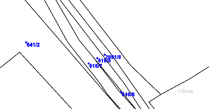 Parcela st. 2691/8 v KÚ Nýdek, Katastrální mapa
