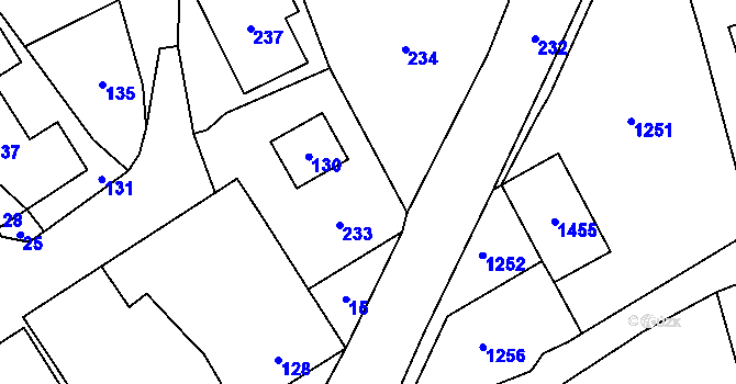 Parcela st. 6 v KÚ Nyklovice, Katastrální mapa