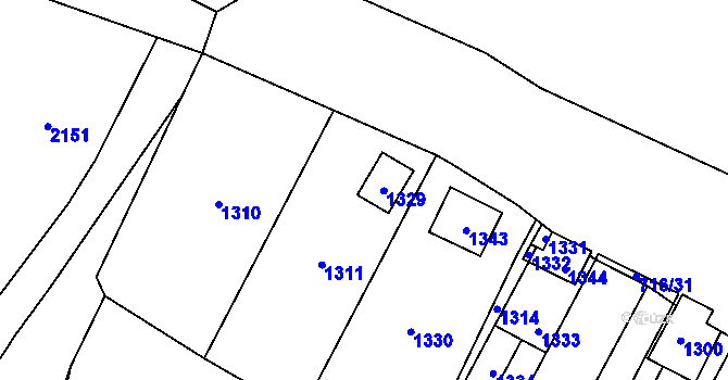 Parcela st. 955/15 v KÚ Oblekovice, Katastrální mapa