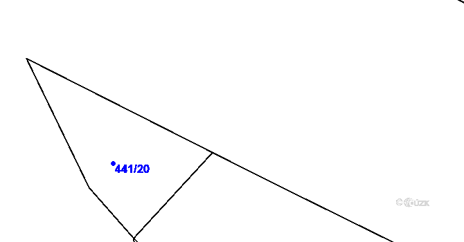 Parcela st. 441/23 v KÚ Habartice u Obytců, Katastrální mapa