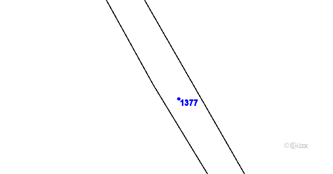 Parcela st. 727/1 v KÚ Ohaře, Katastrální mapa