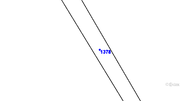 Parcela st. 727/2 v KÚ Ohaře, Katastrální mapa