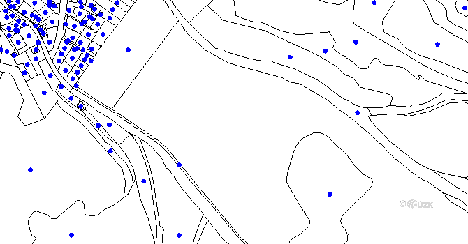 Parcela st. 337/1 v KÚ Křemýž, Katastrální mapa