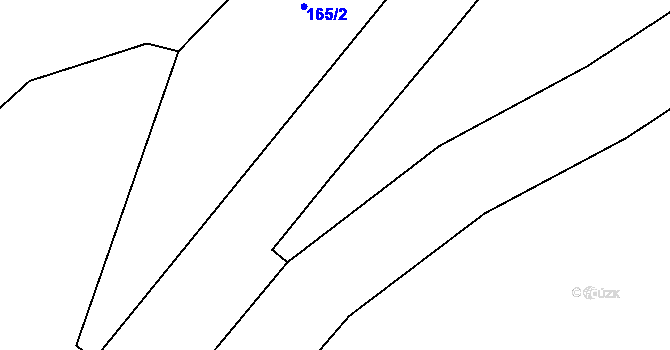 Parcela st. 161/2 v KÚ Ohníč, Katastrální mapa
