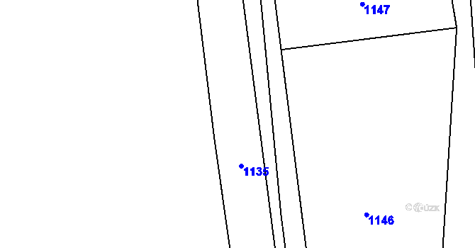 Parcela st. 336 v KÚ Ohrazenice u Turnova, Katastrální mapa