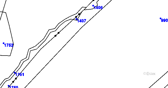 Parcela st. 72/3 v KÚ Ochoz u Nasavrk, Katastrální mapa