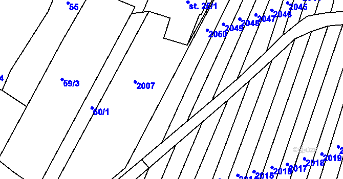 Parcela st. 65 v KÚ Ochoz u Konice, Katastrální mapa