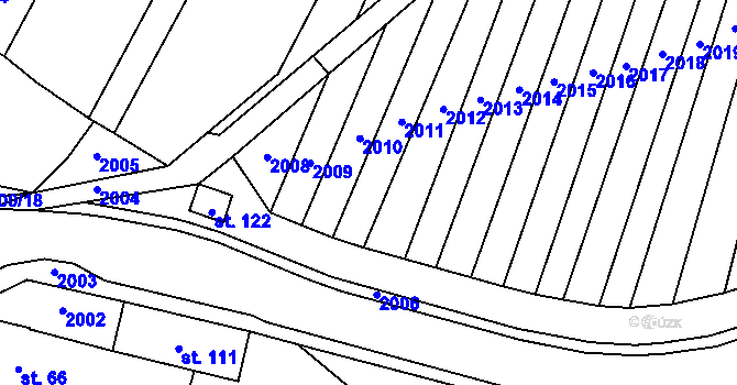 Parcela st. 74 v KÚ Ochoz u Konice, Katastrální mapa