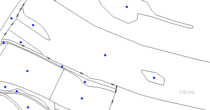 Parcela st. 846 v KÚ Obora v Podbezdězí, Katastrální mapa