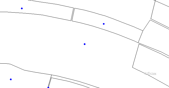 Parcela st. 578/1 v KÚ Okna v Podbezdězí, Katastrální mapa