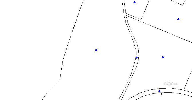Parcela st. 1278/2 v KÚ Okrouhlá u Chebu, Katastrální mapa