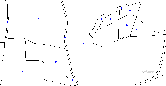 Parcela st. 357/1 v KÚ Zádub u Olbramova, Katastrální mapa