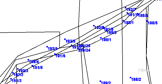Parcela st. 289/27 v KÚ Olešná u Blanska, Katastrální mapa