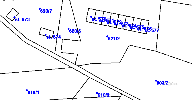 Parcela st. 2583 v KÚ Olešnice v Orlických horách, Katastrální mapa
