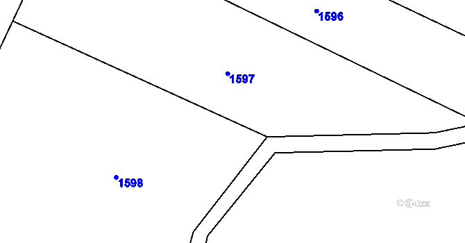 Parcela st. 189/2 v KÚ Ondratice, Katastrální mapa