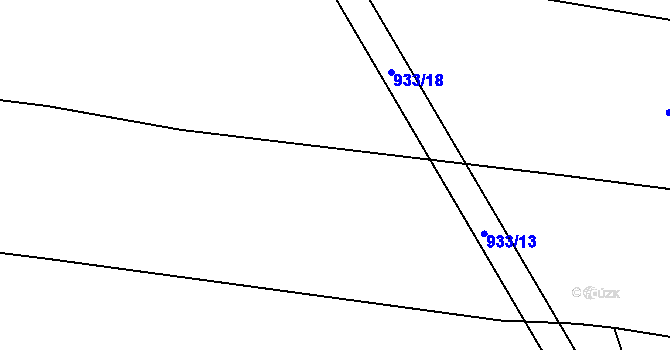 Parcela st. 883/15 v KÚ Podboří, Katastrální mapa
