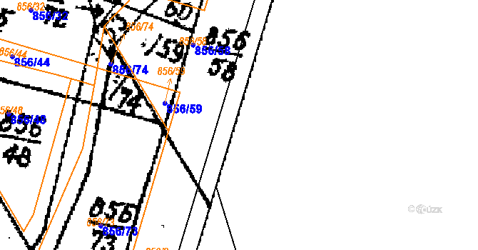 Parcela st. 890/9 v KÚ Opatovec, Katastrální mapa