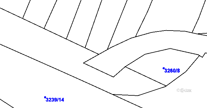 Parcela st. 3260/11 v KÚ Kateřinky u Opavy, Katastrální mapa