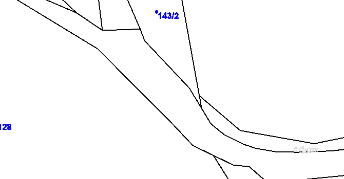 Parcela st. 1131/13 v KÚ Oprechtice na Šumavě, Katastrální mapa
