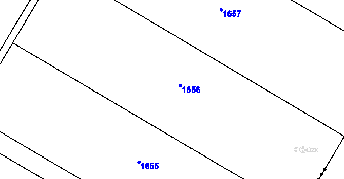 Parcela st. 380/122 v KÚ Orel, Katastrální mapa