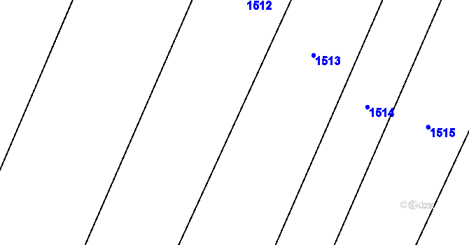 Parcela st. 406/14 v KÚ Orel, Katastrální mapa