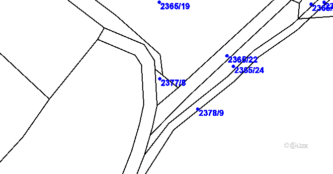 Parcela st. 2365/20 v KÚ Ořechov, Katastrální mapa