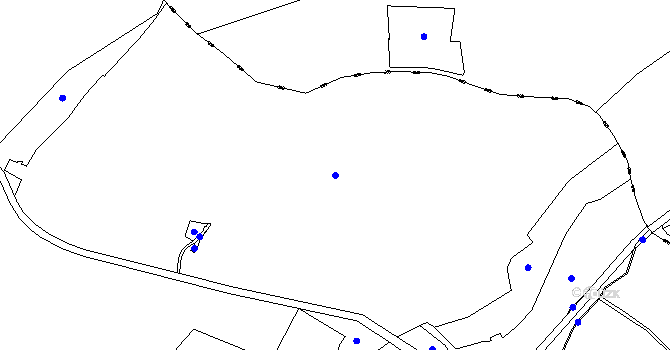 Parcela st. 143/1 v KÚ Mackov, Katastrální mapa