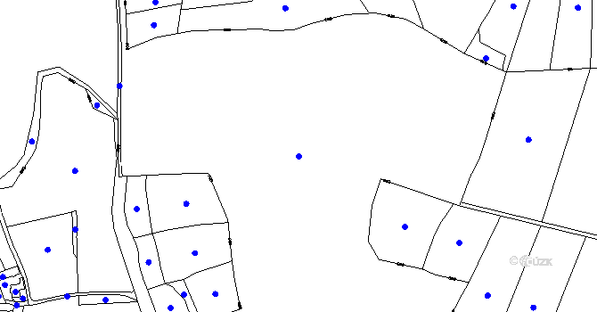 Parcela st. 280/1 v KÚ Kotouň, Katastrální mapa