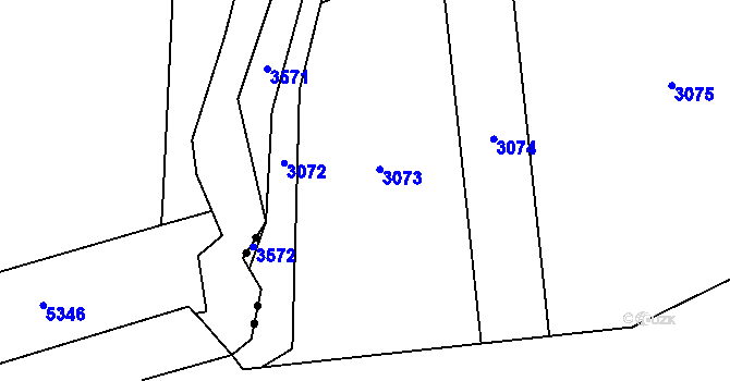 Parcela st. 136 v KÚ Osíčko, Katastrální mapa