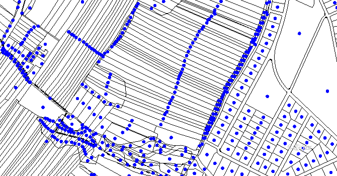 Parcela st. 2336 v KÚ Oslavany, Katastrální mapa