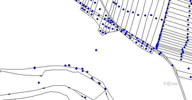 Parcela st. 1198/1 v KÚ Oslnovice, Katastrální mapa