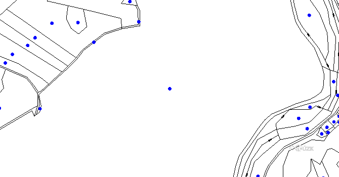Parcela st. 537/1 v KÚ Osové, Katastrální mapa